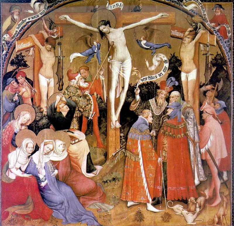 KONRAD von Soest The Crucifixion dg Germany oil painting art